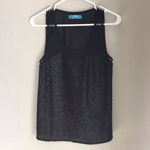 Sequined tank